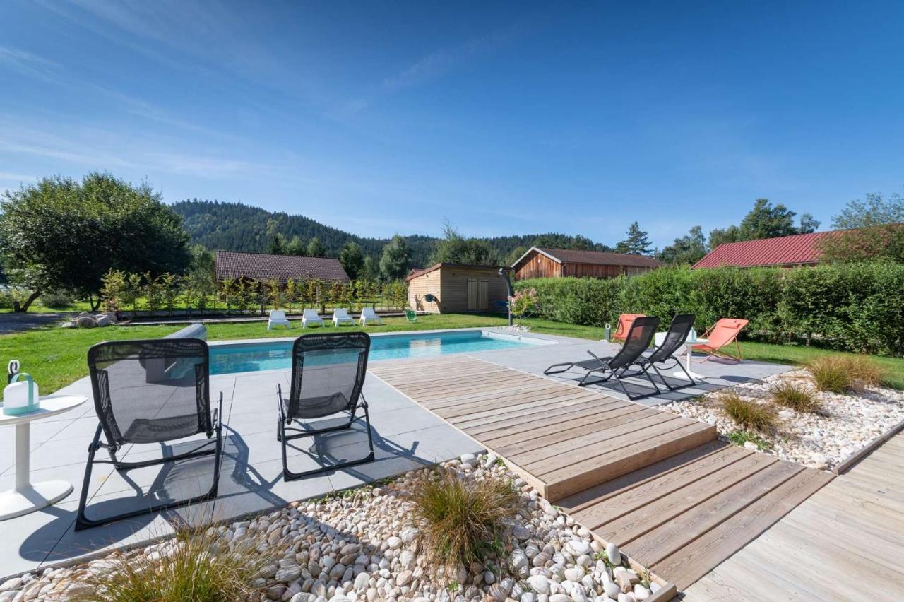 Chalet Du Bien-Etre 15P. Piscine,Spa, Hammam,Petanque,Basket Gérardmer Buitenkant foto
